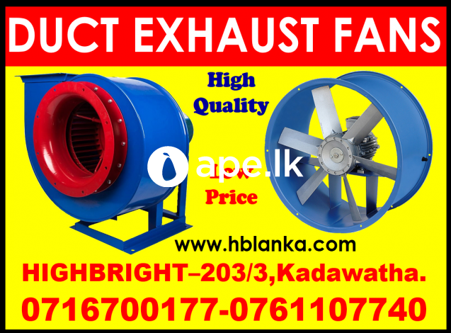 Duct Exhaust fans srilanka ,Axial Exhaust fans sri